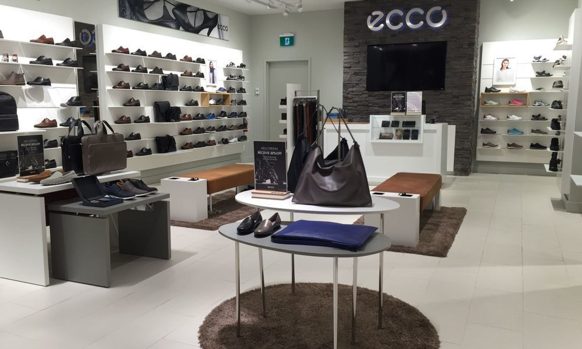 økologisk slag anspændt Ecco Retail Store Design